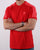 Adidas Originals 3 Stripe T Shirt Scarlet Red