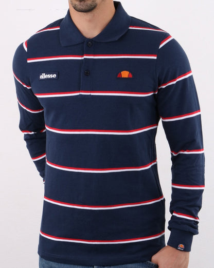 Ellesse Maffio Rugby-Shirt Marineblau