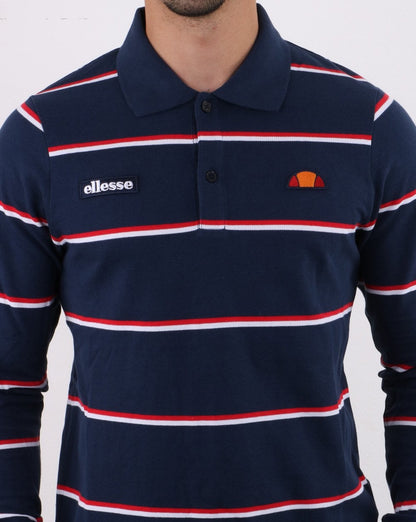 Ellesse Maffio Rugby-Shirt Marineblau