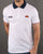 Ellesse Contrast Polo Shirt White-Navy