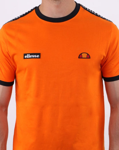 Ellesse Fede Taped T-Shirt Orange