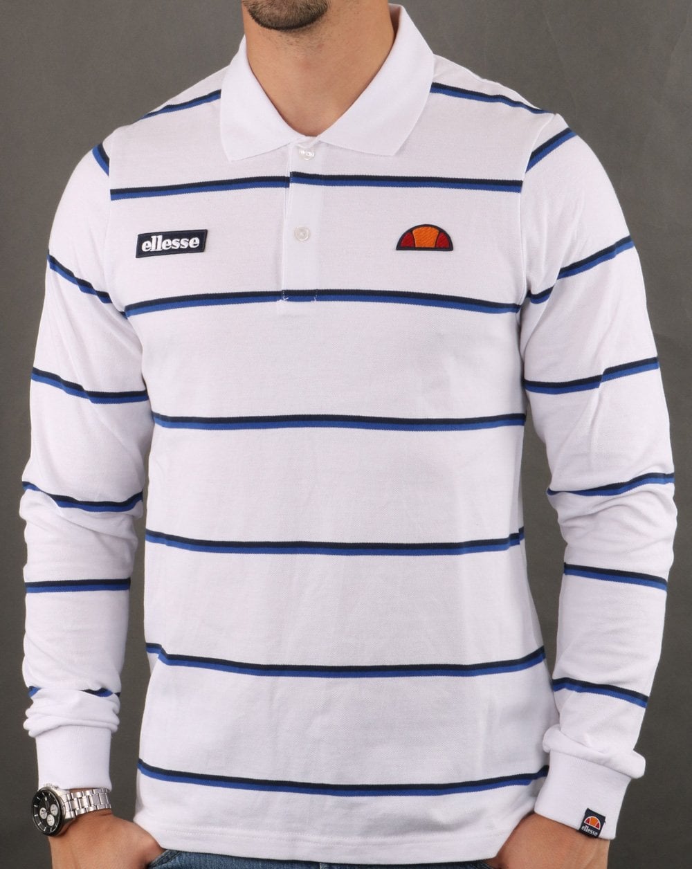 Ellesse Maffio Rugby-Shirt Weiß