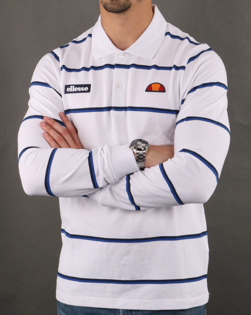 Ellesse Maffio Rugby-Shirt Weiß