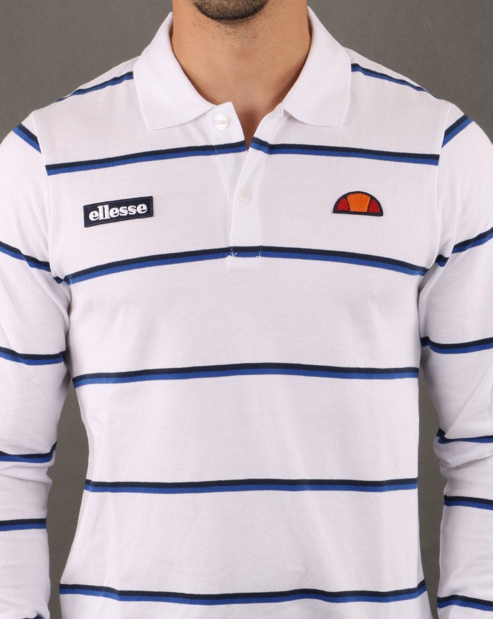 Ellesse Maffio Rugby-Shirt Weiß
