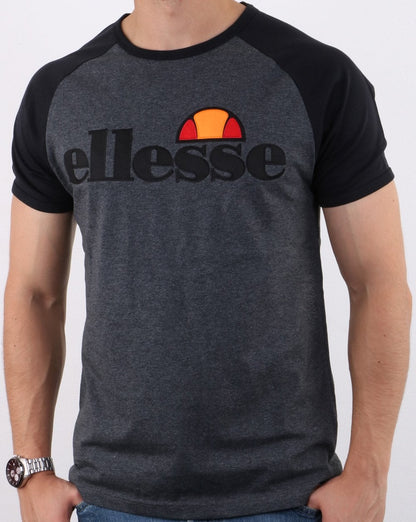 Ellesse T-Shirt Dunkelgrau/Schwarz