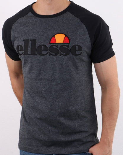 Ellesse T-Shirt Dunkelgrau/Schwarz