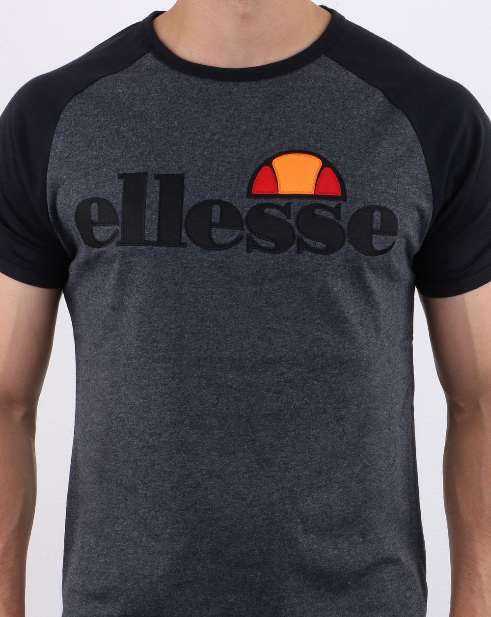 Ellesse T-Shirt Dunkelgrau/Schwarz