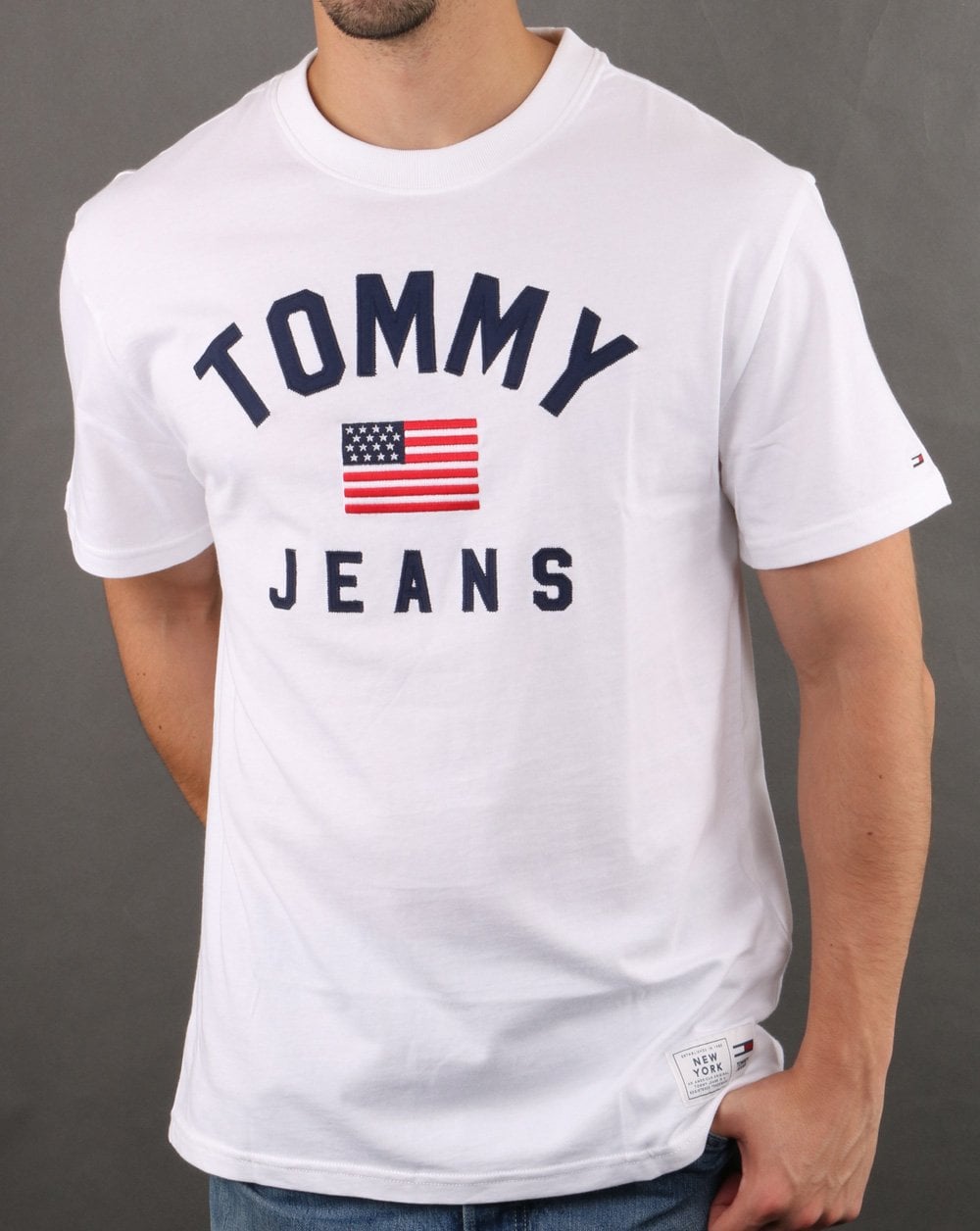 Tommy Hilfiger Usa Flag T-shirt White