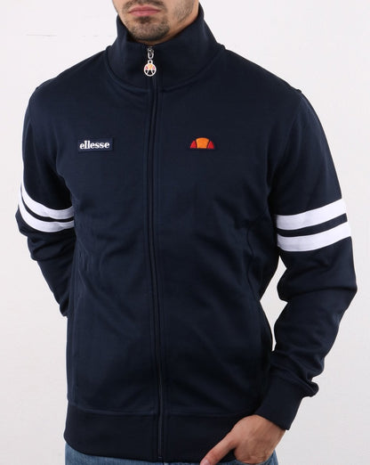 Ellesse – Roma Trainingsjacke, Marineblau/Weiß