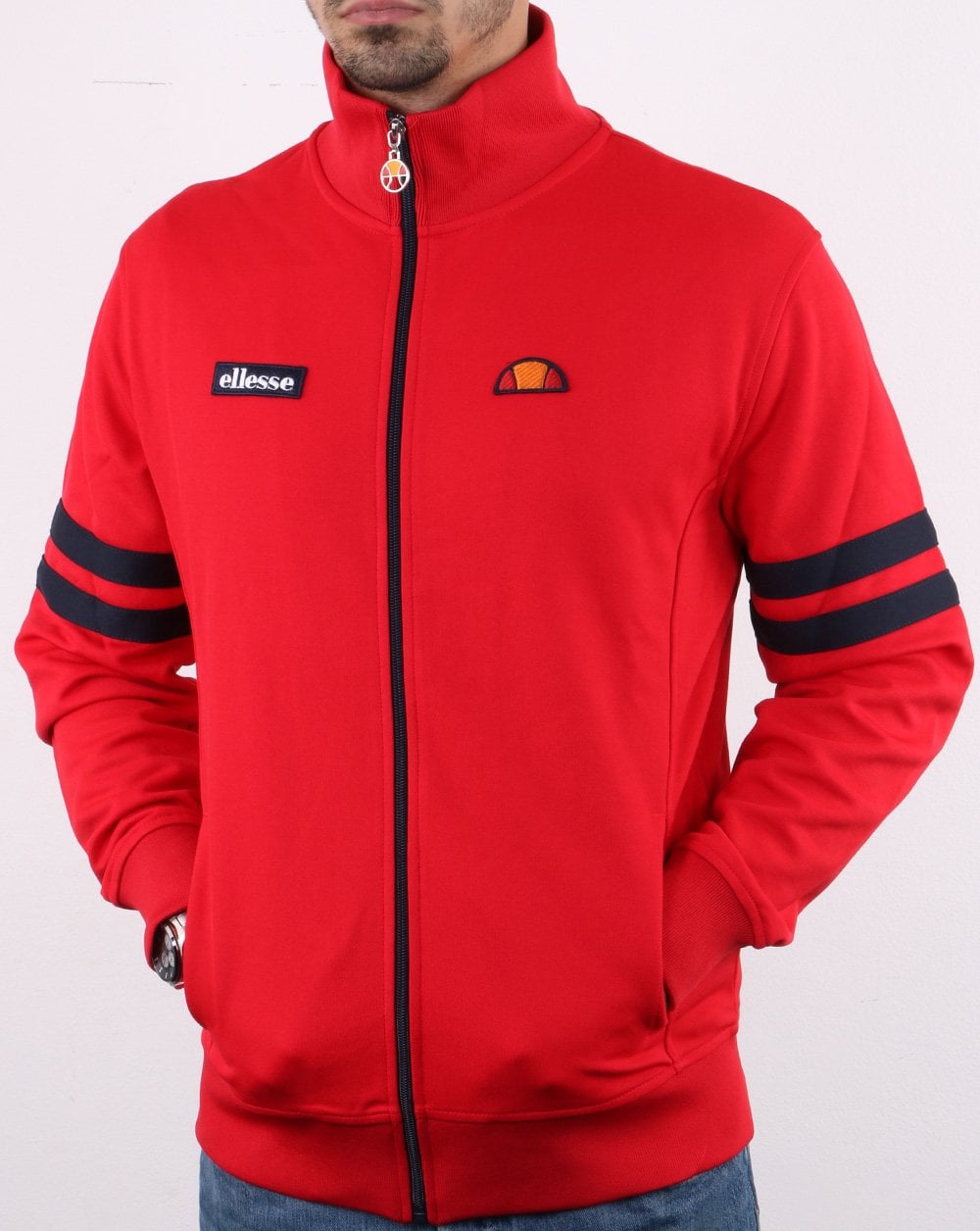 Ellesse Roma Track Top Red/Navy