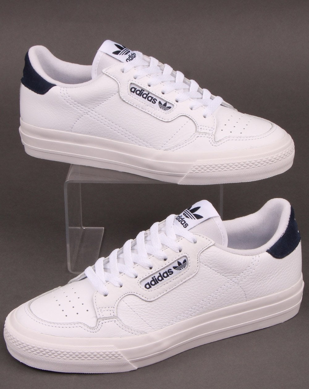 Adidas Continental Vulc-Sneaker aus weißem Leder