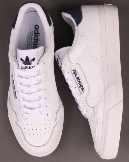 Adidas Continental Vulc-Sneaker aus weißem Leder