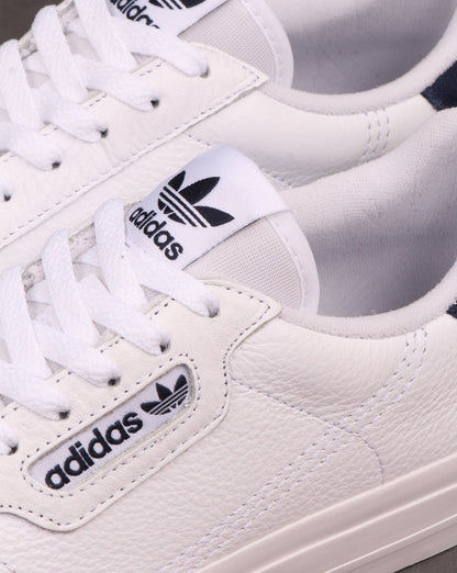 Adidas Continental Vulc-Sneaker aus weißem Leder