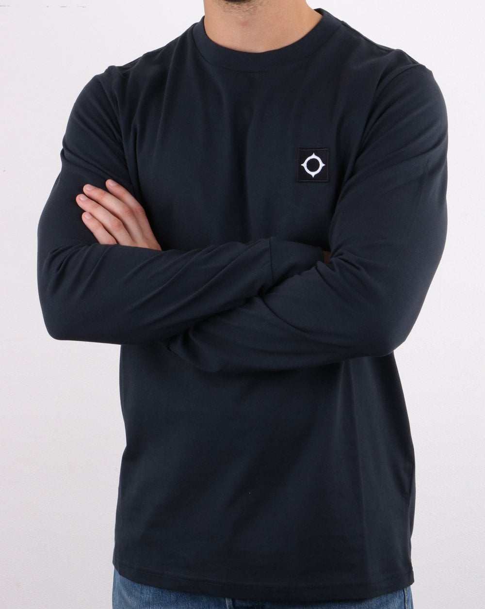 Ma.strum Ls Icon T Shirt Dark Navy