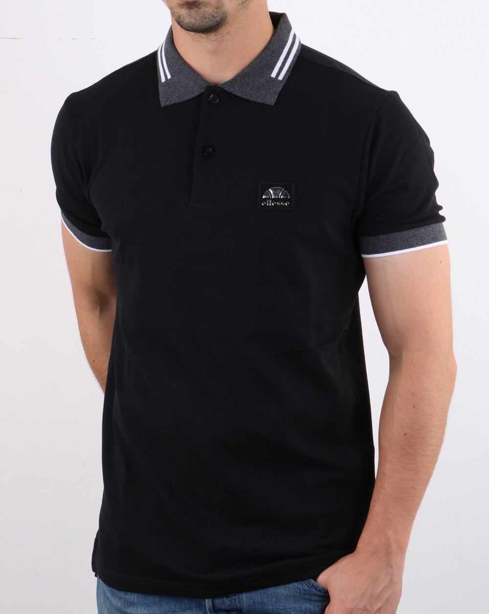 Ellesse Italia Poloshirt Schwarz