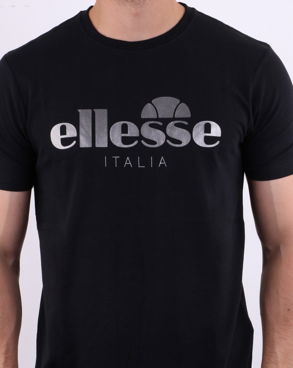 Ellesse – Lucchese – T-Shirt in Schwarz