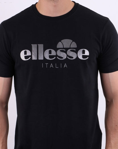 Ellesse – Lucchese – T-Shirt in Schwarz