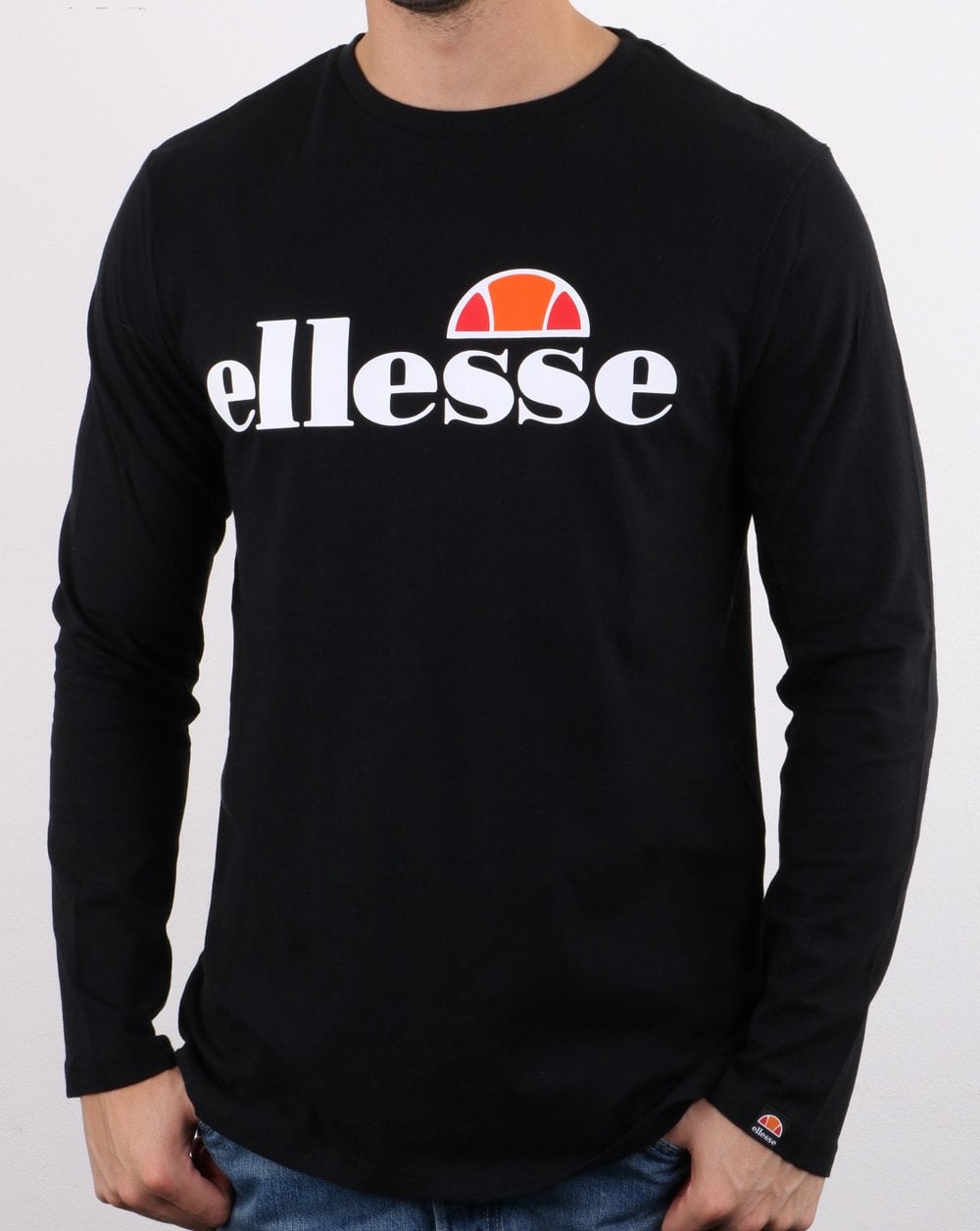 Ellesse – SL Grazie – Langarm-T-Shirt in Schwarz