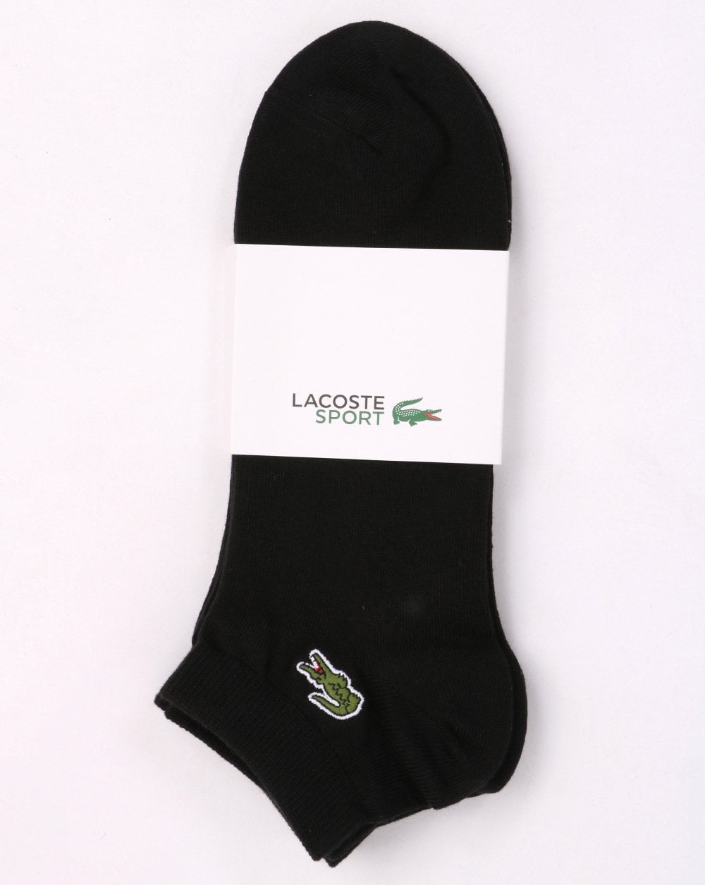 Lacoste – Niedrig geschnittene Socken, 3er-Pack, Schwarz