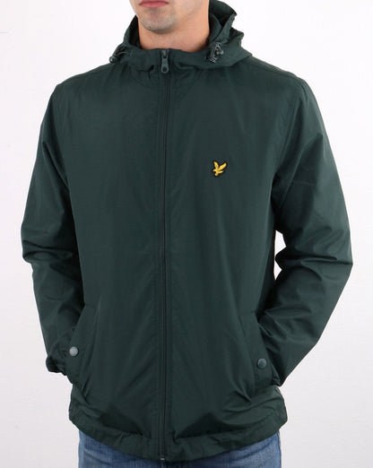 Lyle And Scott – Durchgehende Kapuzenjacke mit Reißverschluss in Jade