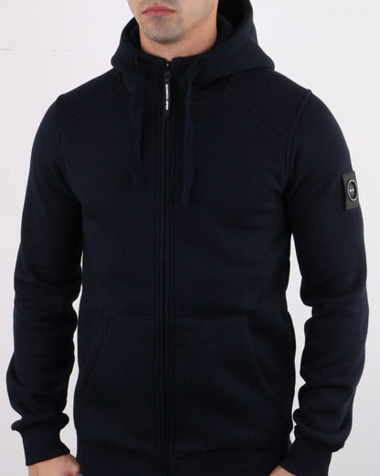 Marshall Artist – Siren – Kapuzenpullover mit durchgehendem Reißverschluss, Marineblau