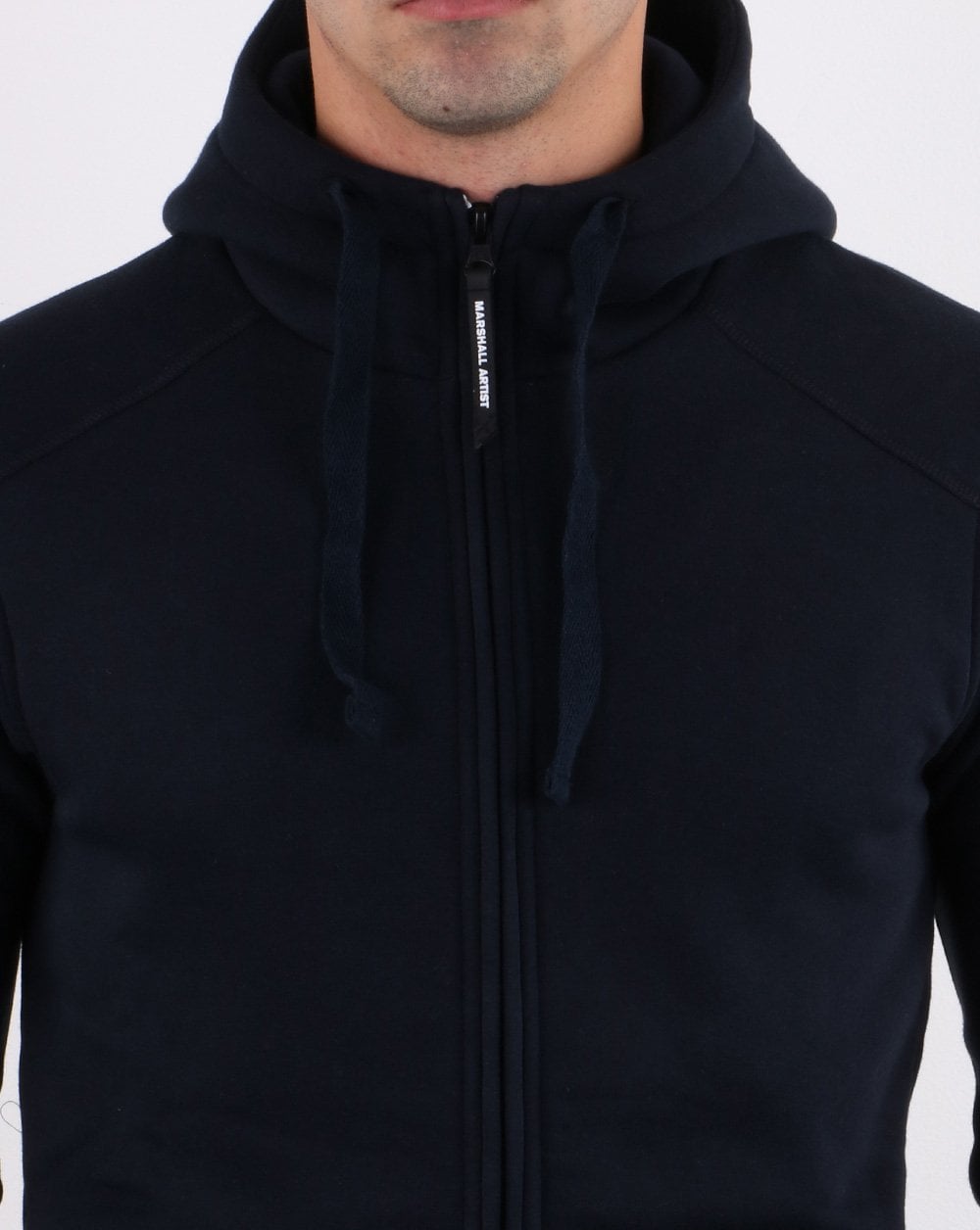 Marshall Artist – Siren – Kapuzenpullover mit durchgehendem Reißverschluss, Marineblau