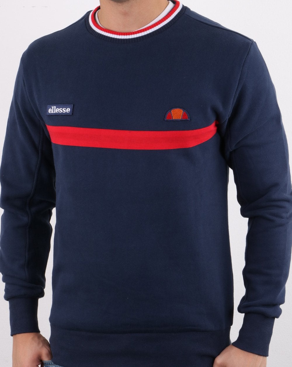 Ellesse – Columbus – Sweatshirt in Marineblau