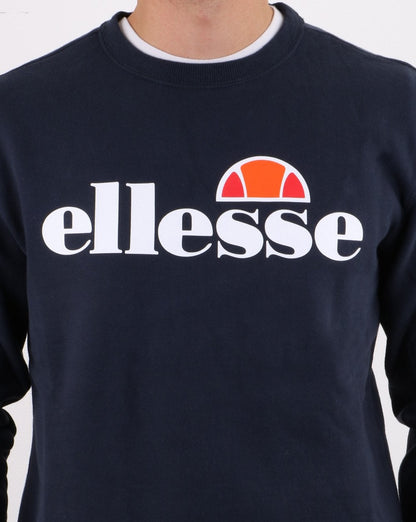 Ellesse – Sweatshirt mit Logo in Marineblau