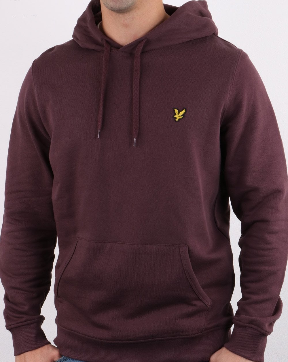 Lyle And Scott Pullover Hoodie Berry