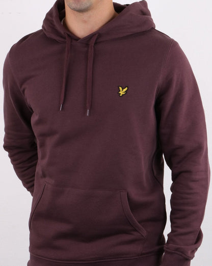Lyle And Scott – Kapuzenpullover in Beerenfarbe