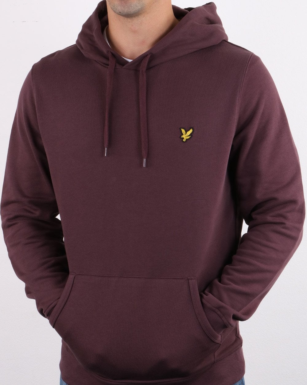 Lyle And Scott – Kapuzenpullover in Beerenfarbe