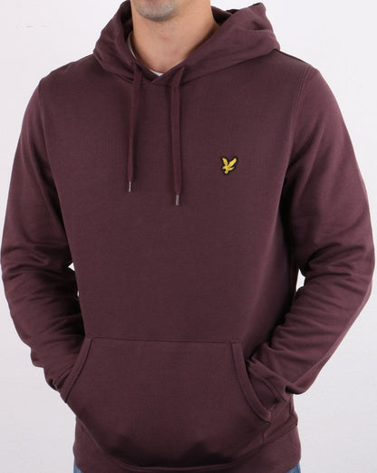 Lyle And Scott – Kapuzenpullover in Beerenfarbe