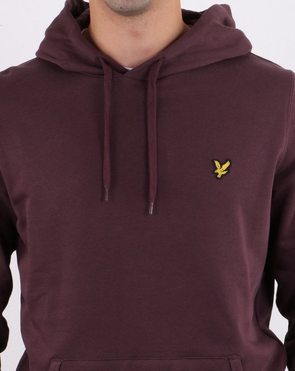 Lyle And Scott – Kapuzenpullover in Beerenfarbe