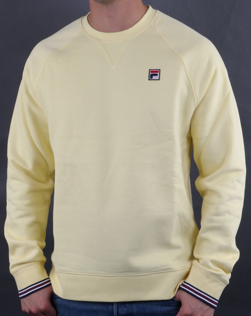Fila Vintage Pozzi Crew Sweat Limonade