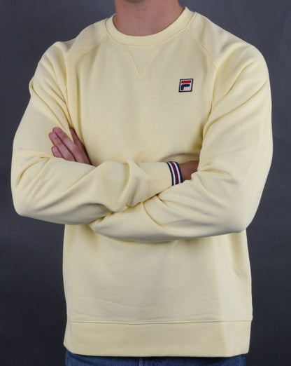 Fila Vintage Pozzi Crew Sweat Limonade