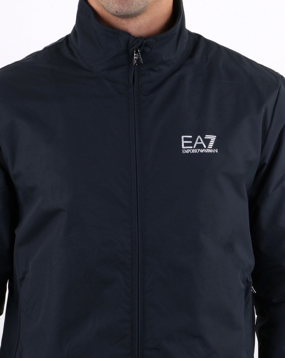 Emporio Armani Ea7 Bomberjacke Marineblau/Silber