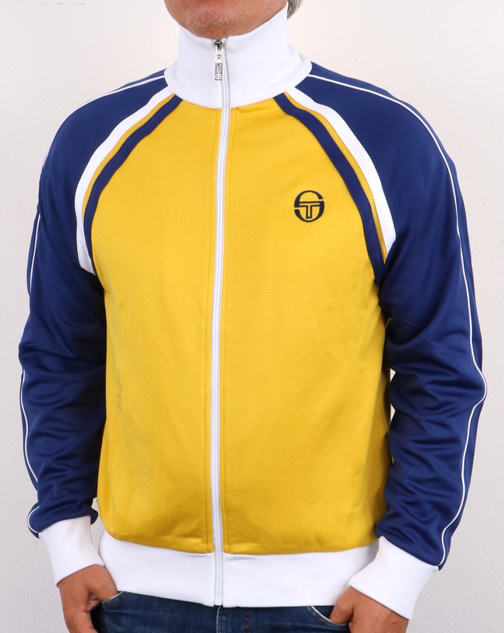 Sergio Tacchini Ghibli Trainingsjacke Gelb/Vintage Blau