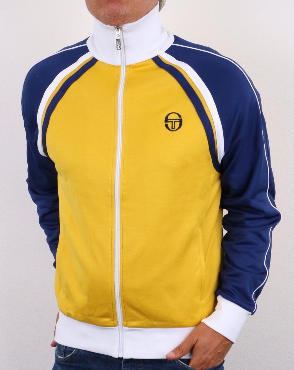 Sergio Tacchini Ghibli Trainingsjacke Gelb/Vintage Blau