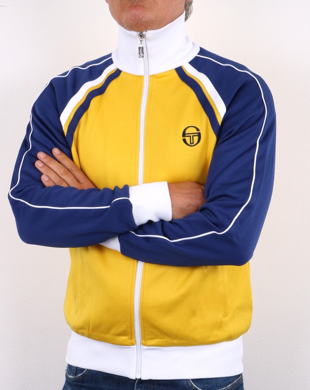 Sergio Tacchini Ghibli Trainingsjacke Gelb/Vintage Blau