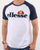 Ellesse T Shirt White/Navy