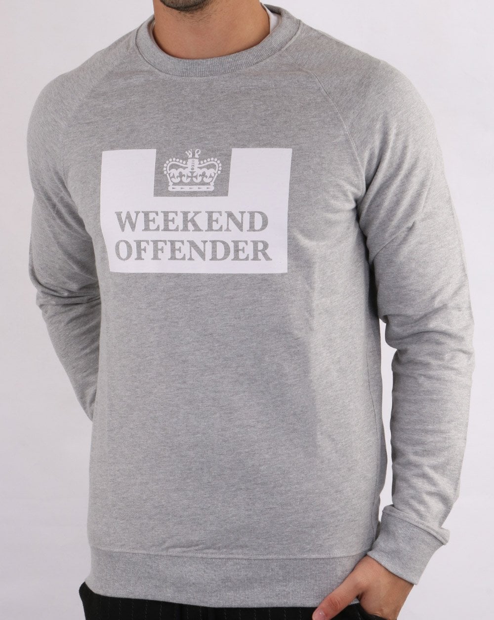 Weekend Offender Penitentiary Sweatshirt Graumeliert
