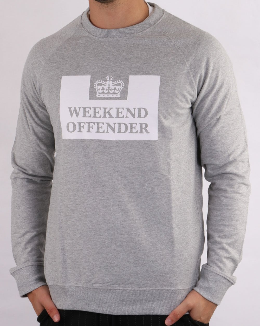 Weekend Offender Penitentiary Sweatshirt Graumeliert
