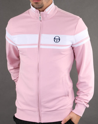 Sergio Tacchini Masters Trainingsjacke Pink/Weiß