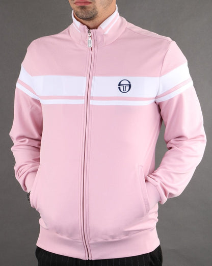 Sergio Tacchini Masters Trainingsjacke Pink/Weiß