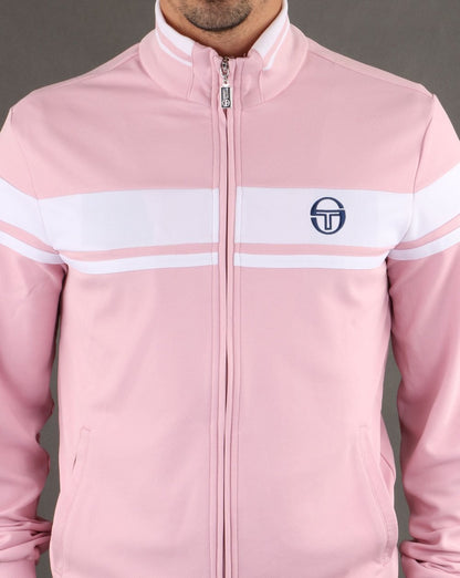 Sergio Tacchini Masters Trainingsjacke Pink/Weiß