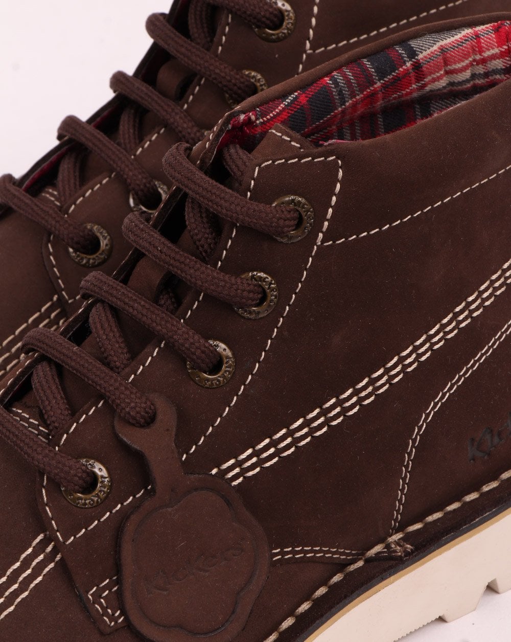 Kickers Kick Hi Nubukstiefel Schokoladenbraun