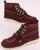 Kickers Kick Hi Winterised Leather Boot Burgundy