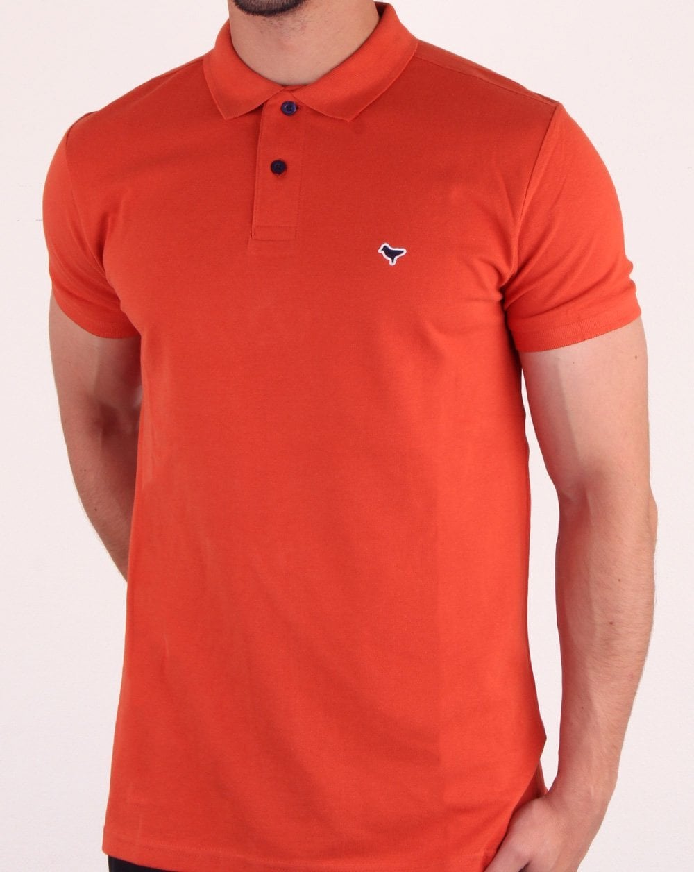 Weekend Offender Dove Poloshirt Orange