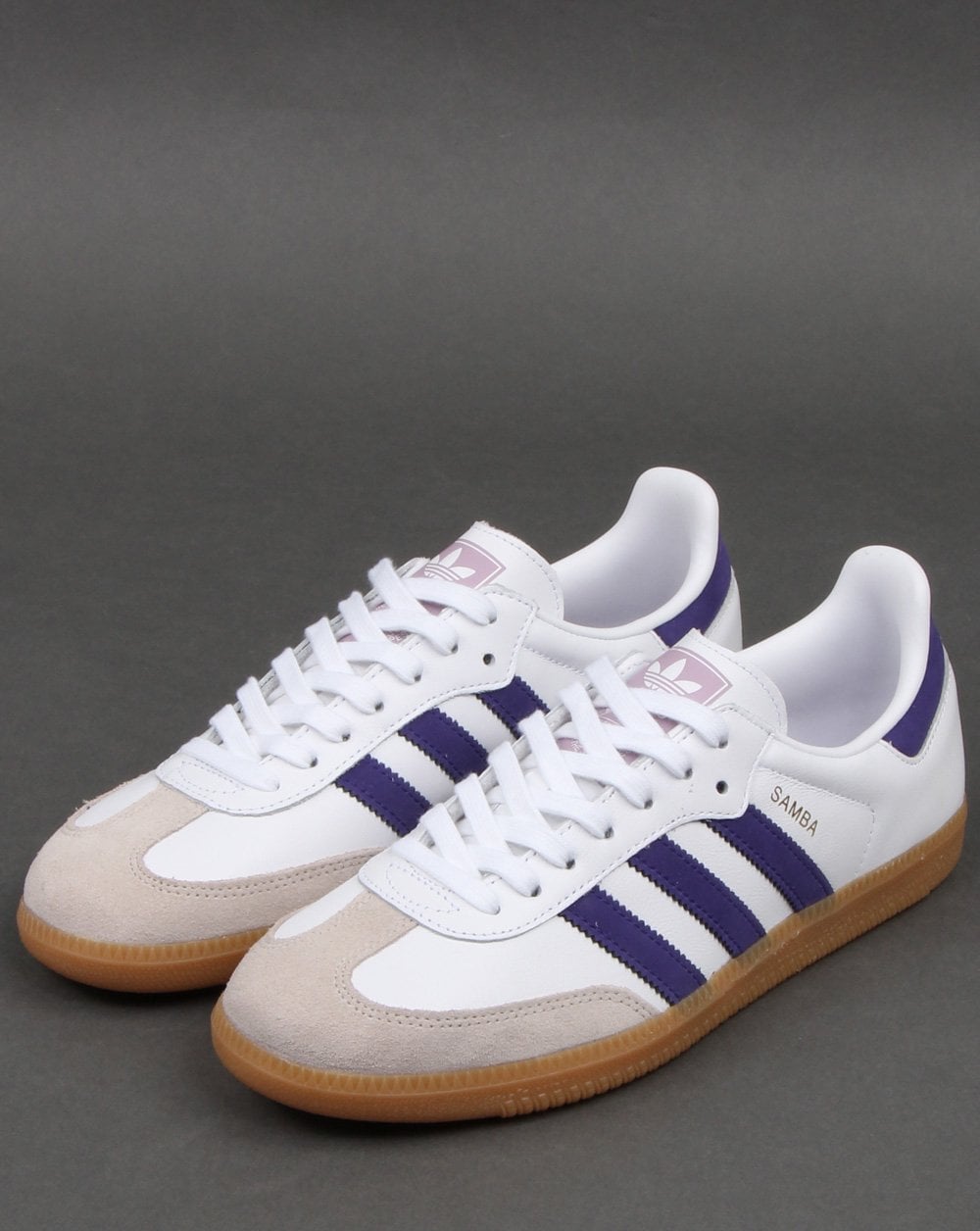 Adidas Samba Og Trainer Weiß/Lila