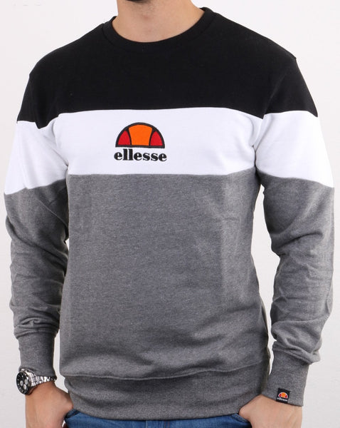 Ellesse Tri Sweatshirt Grey/white/black